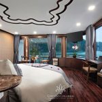Orquídia Suite exclusiva amb terrassa privada- Orquídia creuers de Halong Bay- Creuers de luxe de Lan Ha Bay Lan