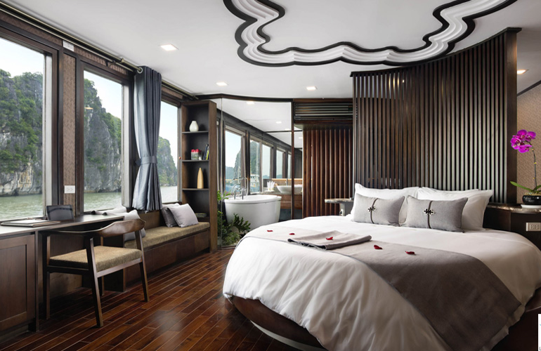 Private Balcony-Orchid Cruises Halong Bay- Lan ha Bay