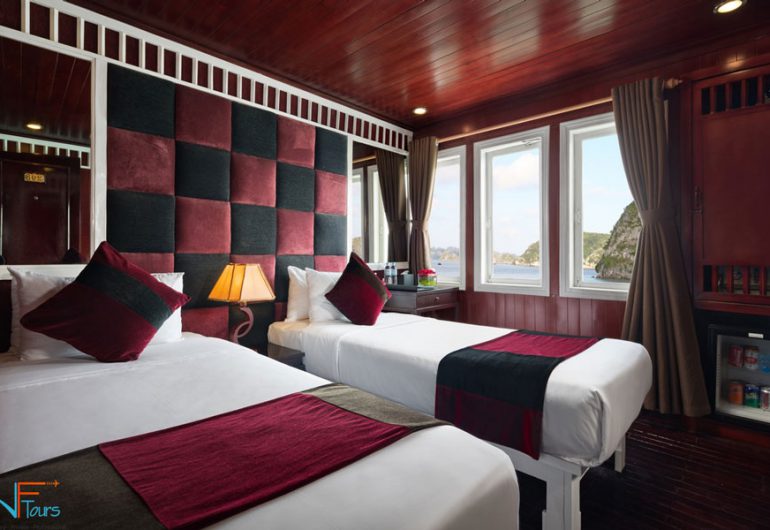 Paloma Cruise cabine double de luxe avec vue sur l'océan