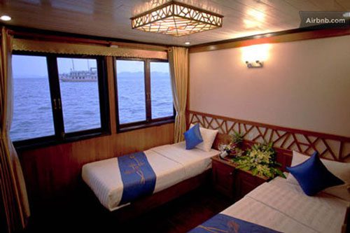 croisière de luxe avec cabine Grayline dans la baie d'Halong