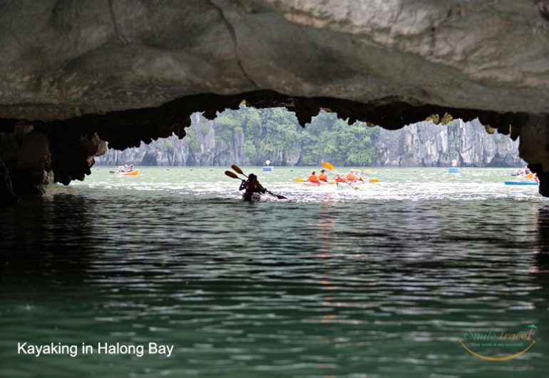 Cruceros en kayak y orquídeas Bahía de Halong- Cruceros de lujo en Halong por la bahía de Lan Ha