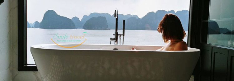 Le Genesis Regal est une toute nouvelle superbe croisière de luxe dans la baie d'Halong-Lan ha