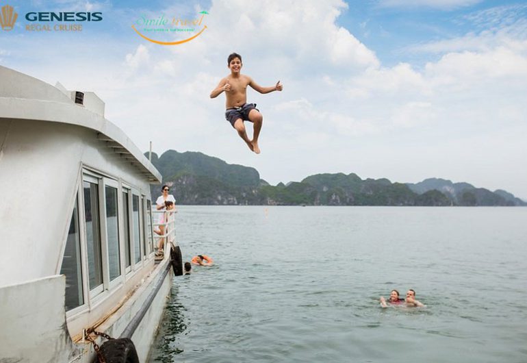 The Genesis Regal is brand new superb luxurious cruise in Halong-Lan ha bay