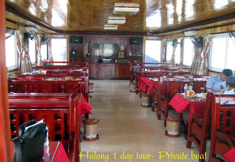 Eine der besten Halong-Tageskreuzfahrten 5,5-6 Stunden Kreuzfahrt- Halong-Sonnenkreuzfahrten